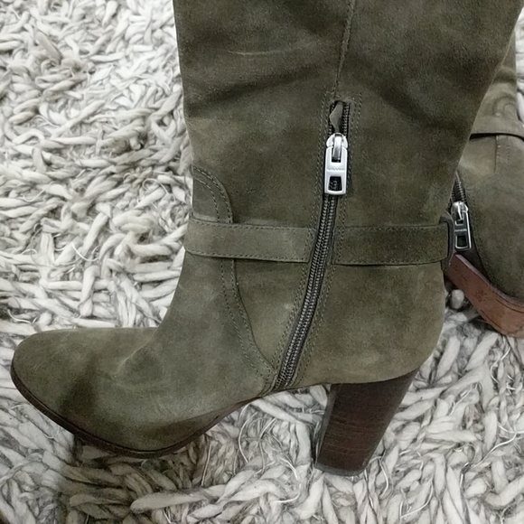 Coach Leather/ Suede boots - Picture 3 of 5